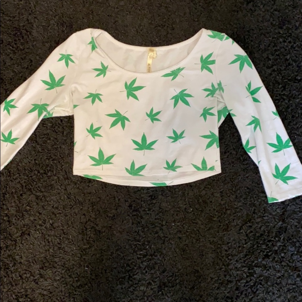 Weed 420 Crop Top